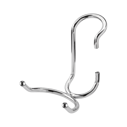 Multi Use C-Hook 5 Pack - Chrome - PoleHooks™