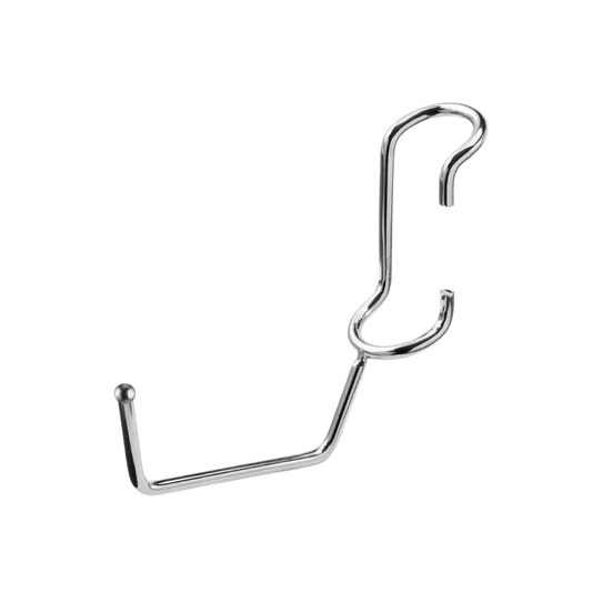 Utility Hanger 5 Pack - Chrome - PoleHooks™