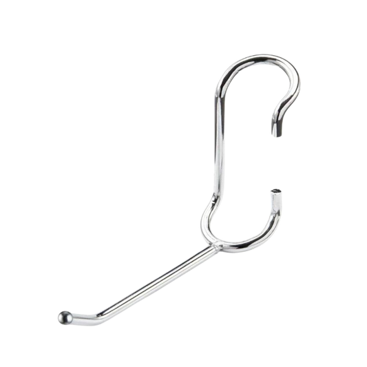 4 Inch All Purpose Hook - Chrome - 5-Pack