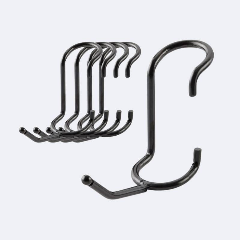 2 Inch All Purpose - 5 Pack - Black - PoleHooks™