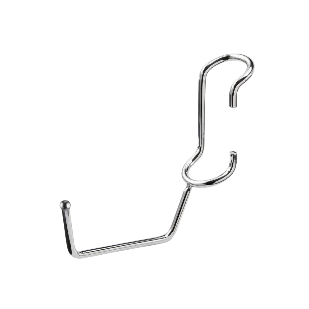 Utility Hanger 5 Pack - Chrome - PoleHooks™